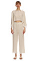İKİKIZ Krem Rengi Crop Top