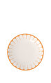 Fleur Soleil Turuncu Porselen Yemek Tabağı 27 cm