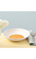 Fleur Soleil Turuncu Porselen Çukur Tabak 24 cm