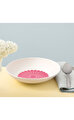 Fleur Cassis Pembe Porselen Çukur Tabak 24 cm