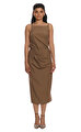 İxos Kahverengi Elbise