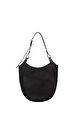 Le Foulonne Siyah Hobo Çanta L