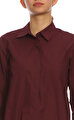 New İn Bordo Gömlek
