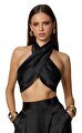Nookie Siyah Crop Top