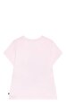 Kısa Kollu Pamuklu Pembe Çocuk Tişört