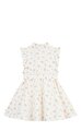 Çiçek Baskılı Kolsuz Pamuklu Çocuk Elbise