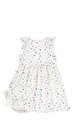 Çiçek Baskılı Kolsuz Pamuklu Çocuk Elbise
