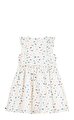 Çiçek Baskılı Kolsuz Pamuklu Çocuk Elbise