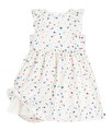 Çiçek Baskılı Kolsuz Pamuklu Çocuk Elbise