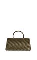 Yeşil Elora Dokuma Vegan Deri El Çantası