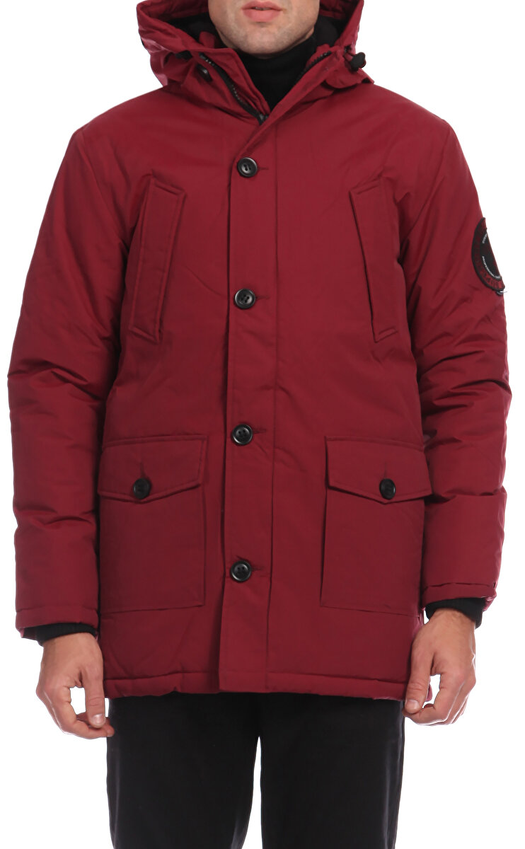 Superdry Erkek K rm z Parka SPDM50001GNXFI WineRed Brandroom