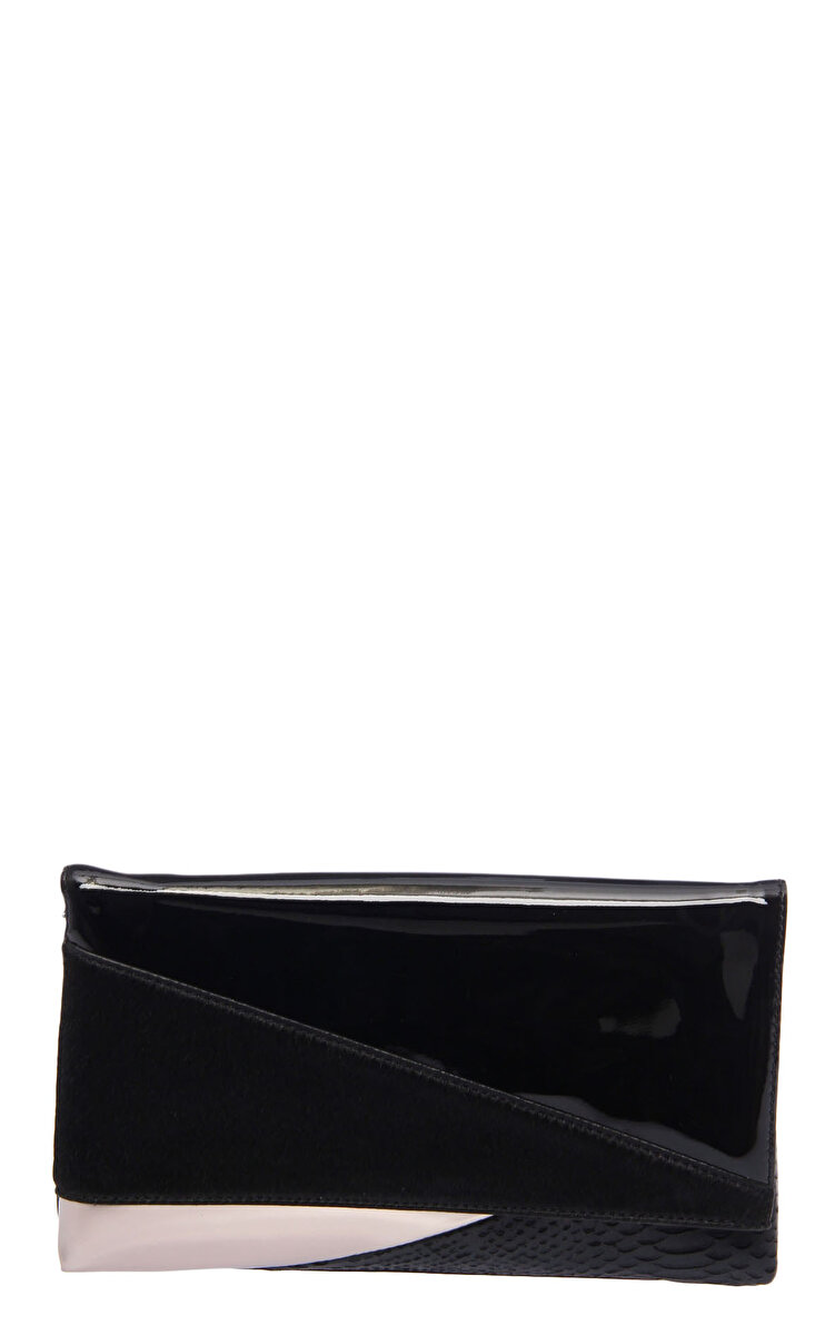 Karen Millen Kad n Siyah Clutch KMLGZ555 1 Black Brandroom