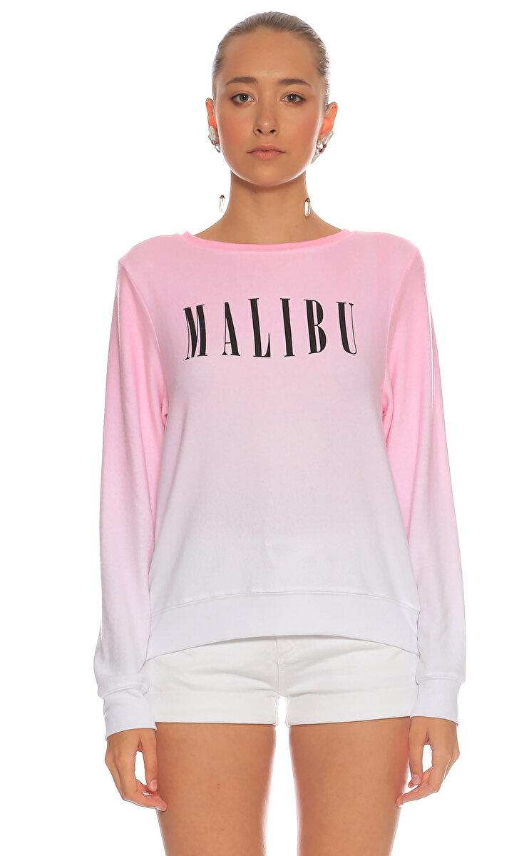 Wildfox pink sweatshirt top