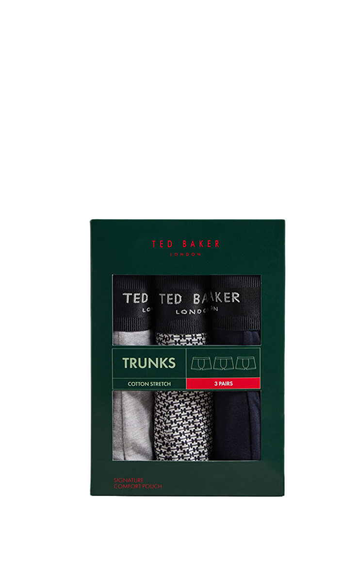 Ted Baker iian Renkli 3Lu Boxer Set