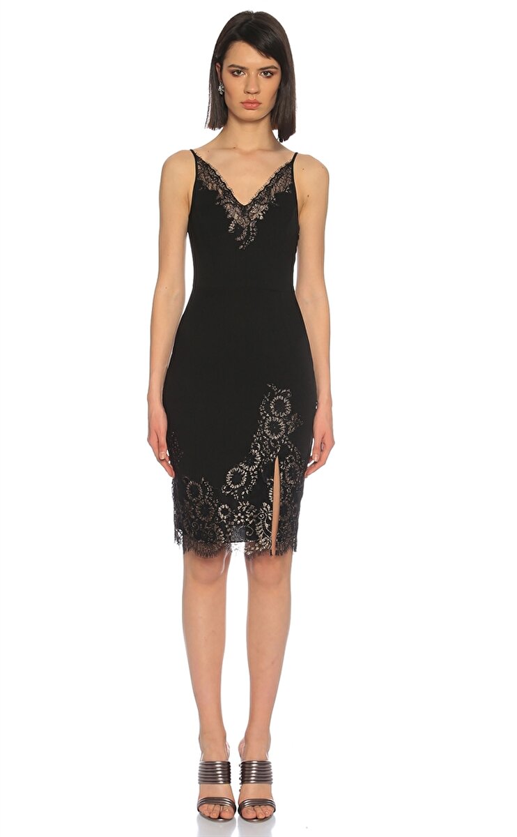 Karen millen black and gold dress 2025