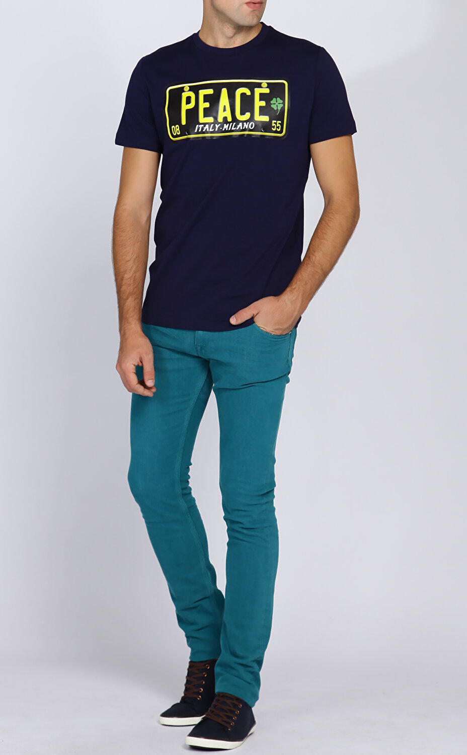 Love Moschino Erkek Yesil Jean Pantolon Lmsmq40684s2663 Green Brandroom