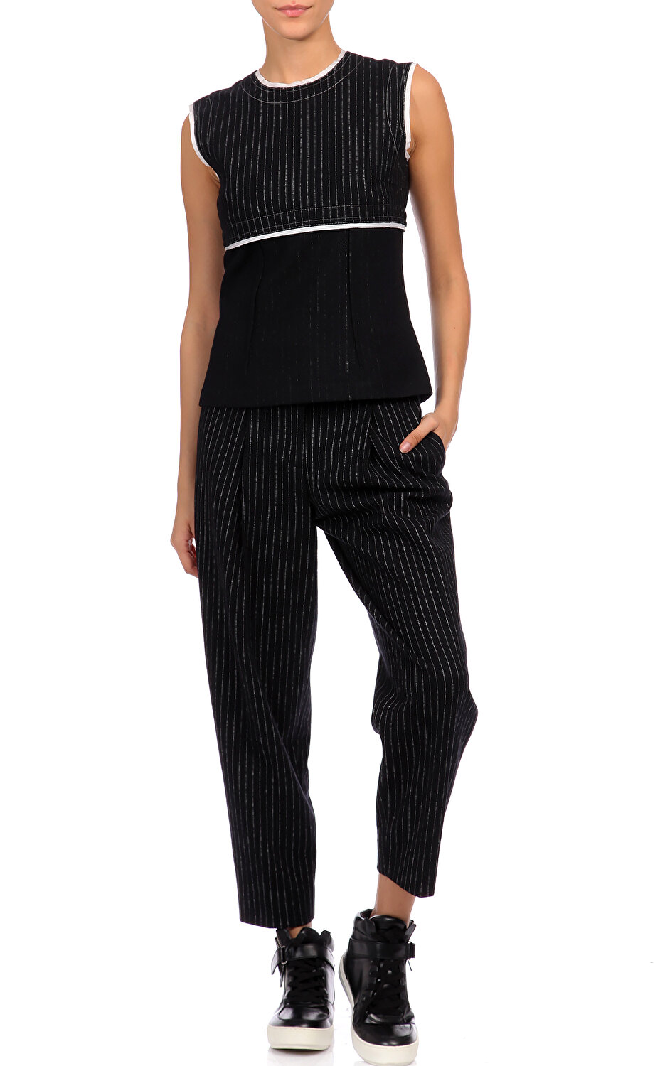 Dkny Kadin Siyah Pantolon Dknyp3640097ta 001 Black Brandroom