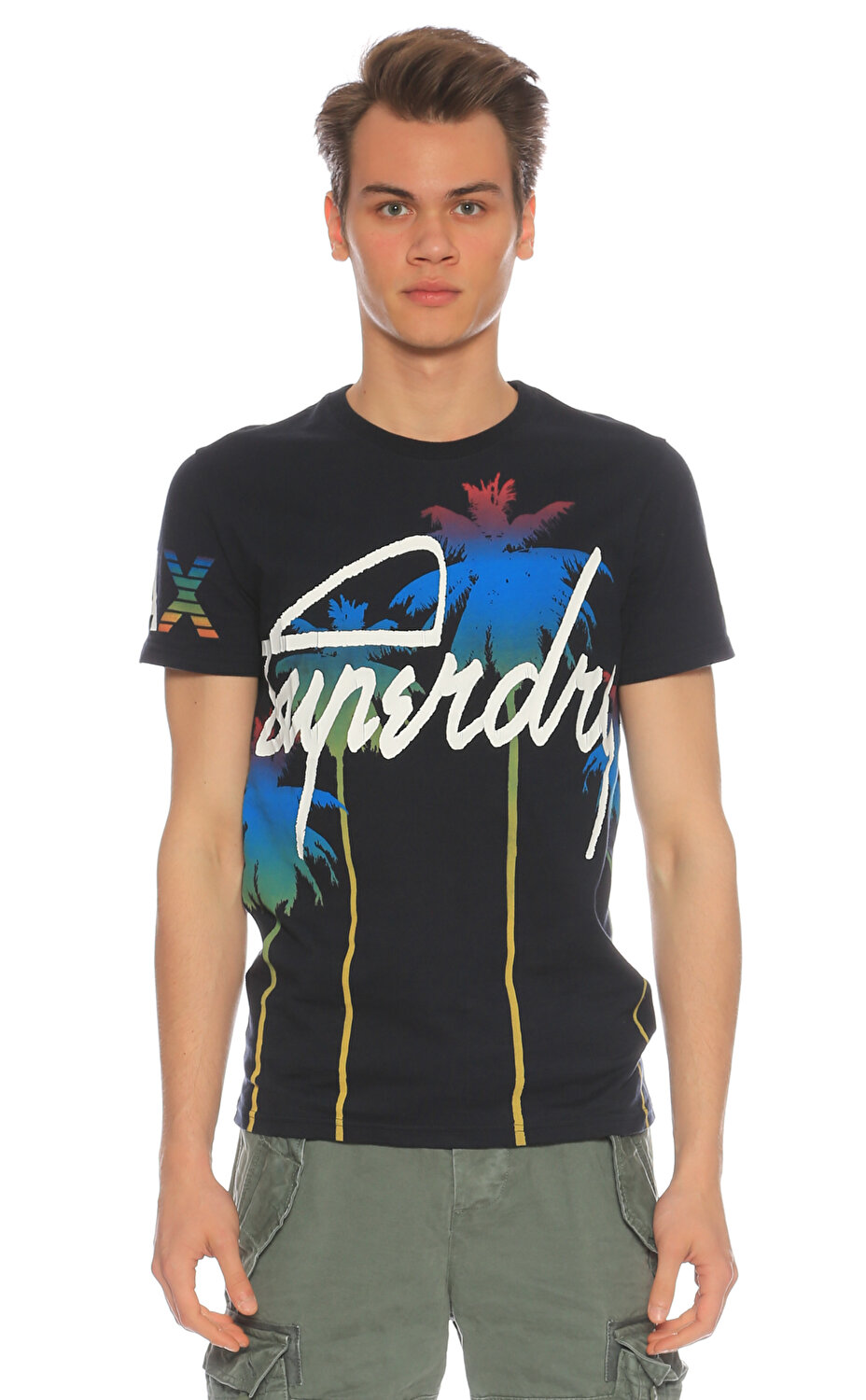 Superdry Erkek T Shirt Spdm10007fods98t Eclipsenavy Brandroom