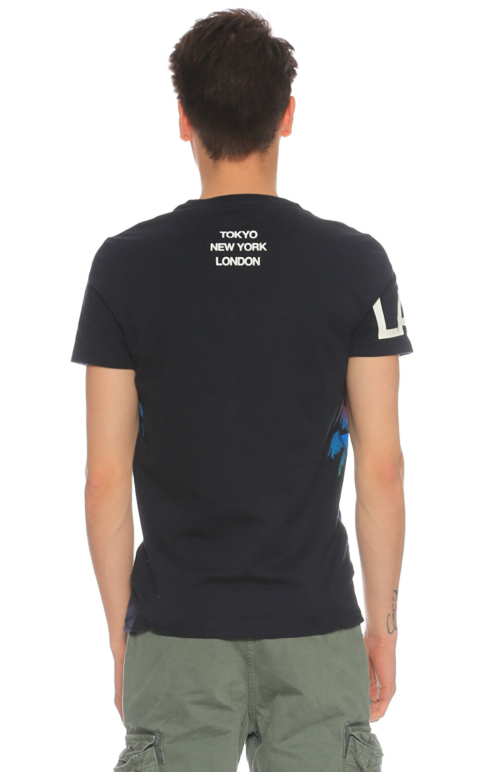 Superdry Erkek T Shirt Spdm10007fods98t Eclipsenavy Brandroom