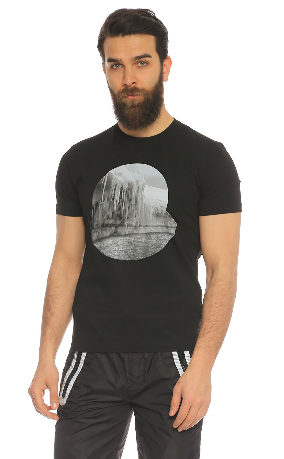 Moncler Erkek Siyah T Shirt Mon8011851999 Black Brandroom