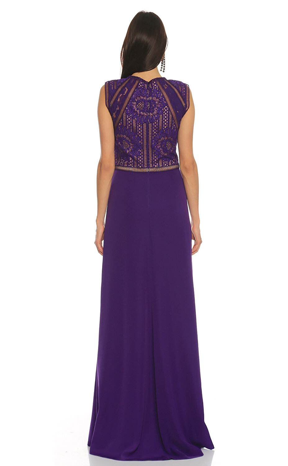 Tadashi Kadin Gece Elbisesi Tadalg17798lvl Violet Nude Brandroom