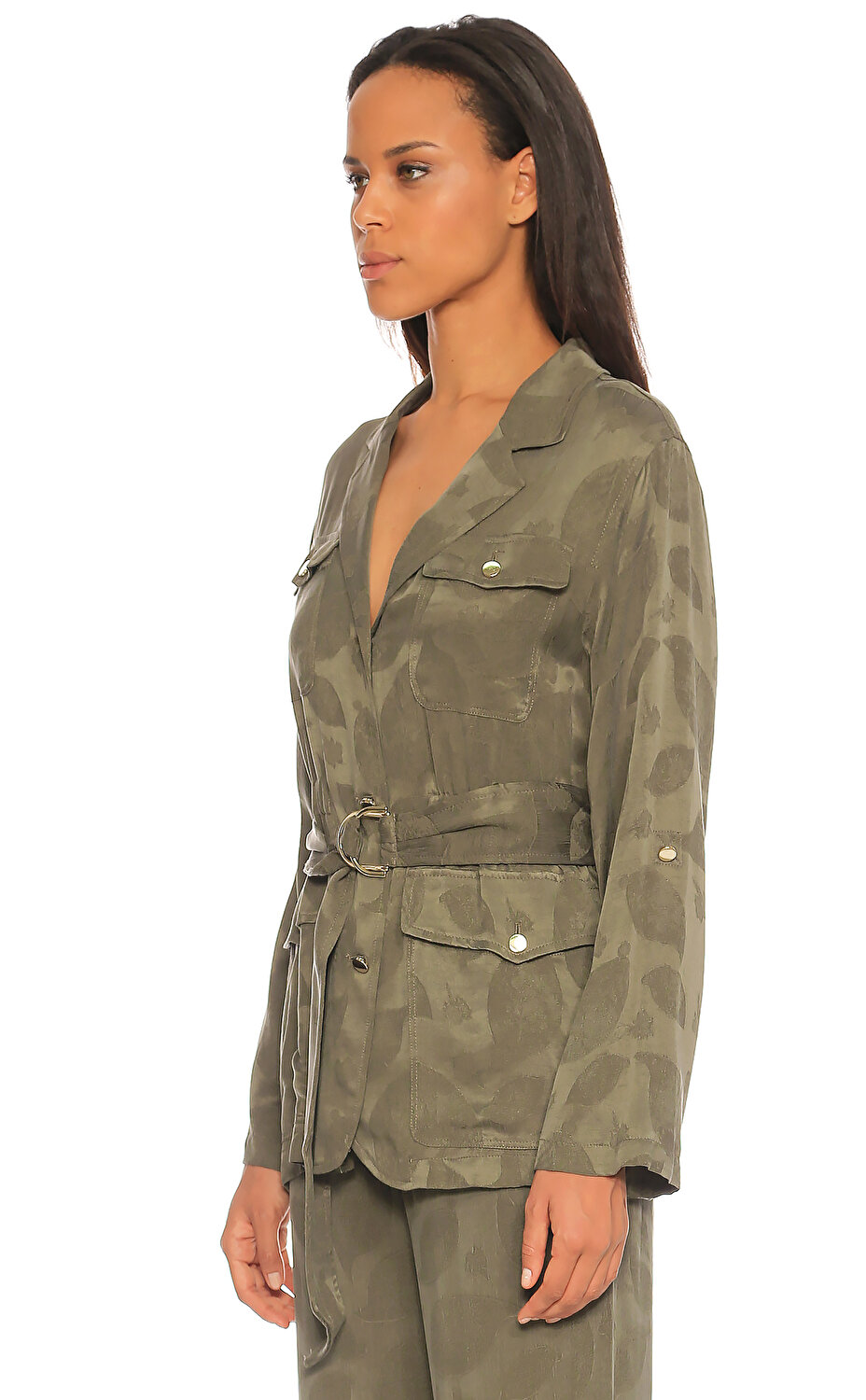 Penny Black Kadin Yesil Gomlek Pyb208101182 Khakigreen Brandroom