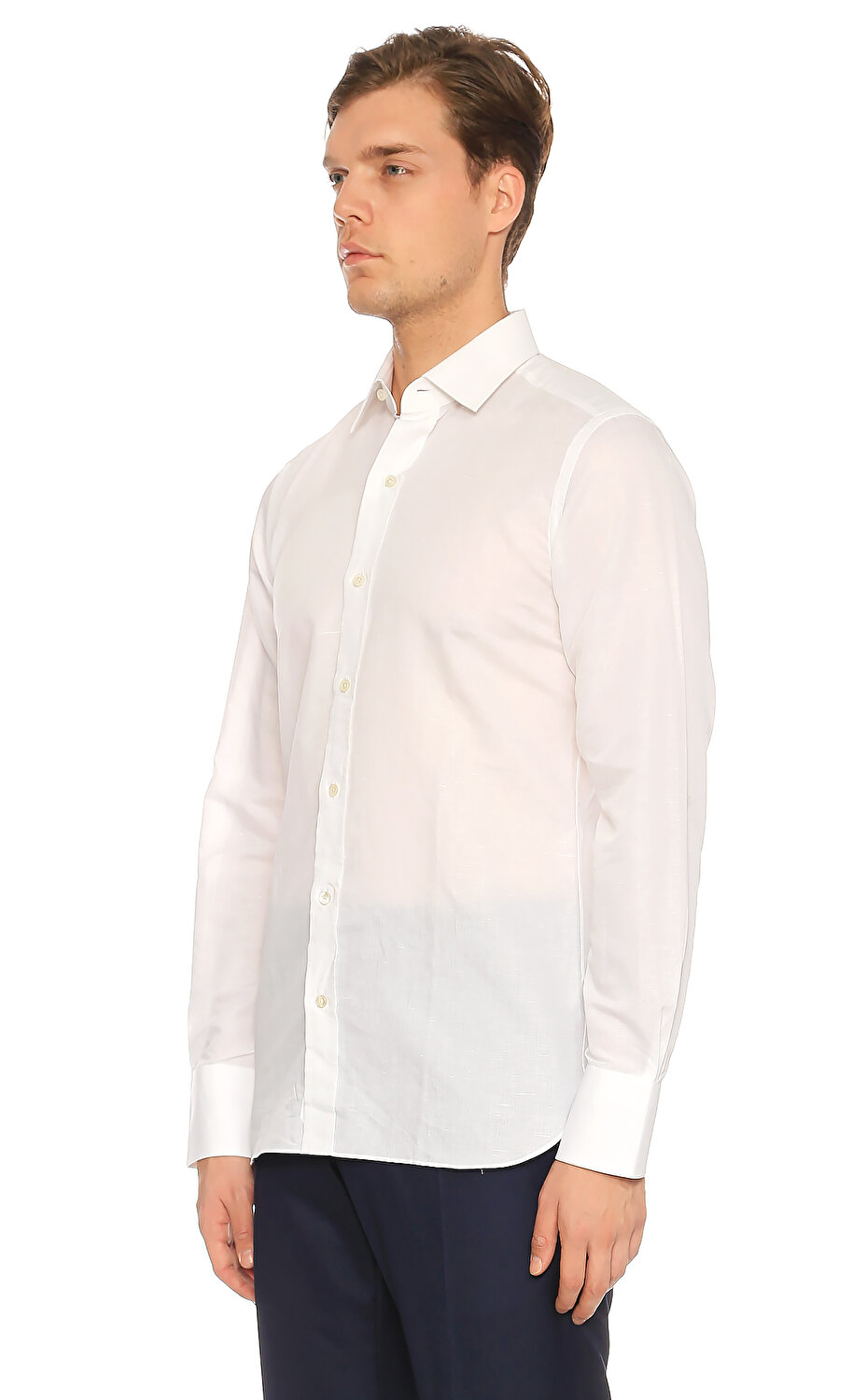 Tom Ford Erkek Beyaz Gomlek Tfd94s1eg9ft760 100 White Brandroom