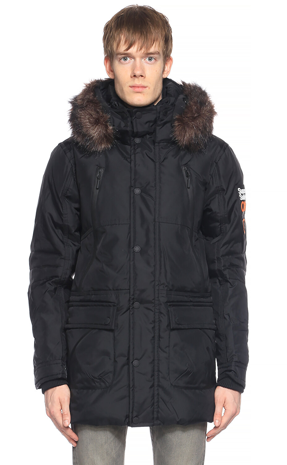 Superdry Erkek Siyah Kayak Montu Spdm50001gp02a Black Brandroom