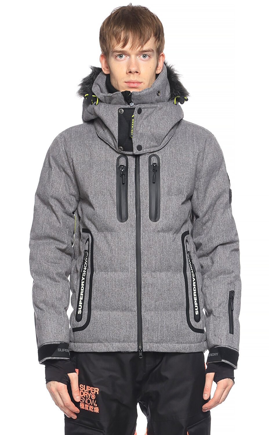 Superdry Erkek Siyah Kayak Montu Spdm50000wpie5 Dullcarbonmarl Brandroom