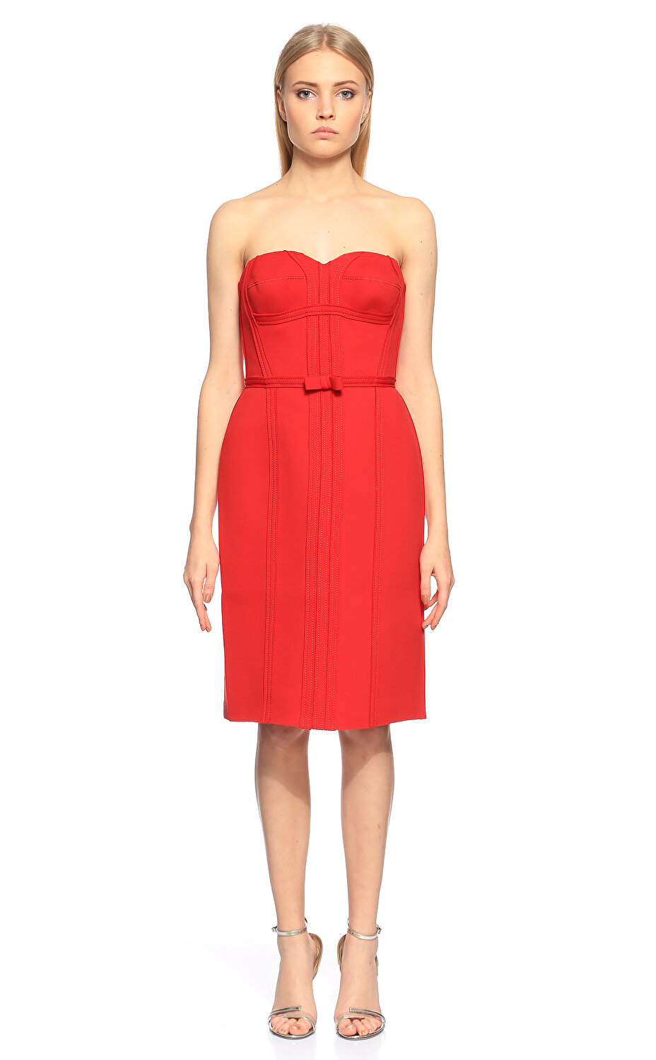Lanvin Kadin Kirmizi Elbise Lnvw020501792p8a Red Brandroom
