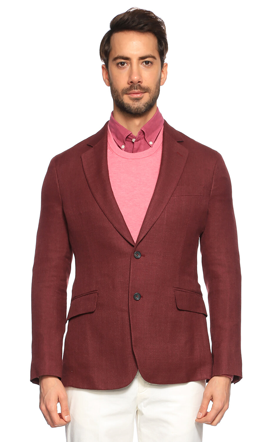 Hackett Erkek Kirmizi Ceket Hachm442292r280 Berry Brandroom