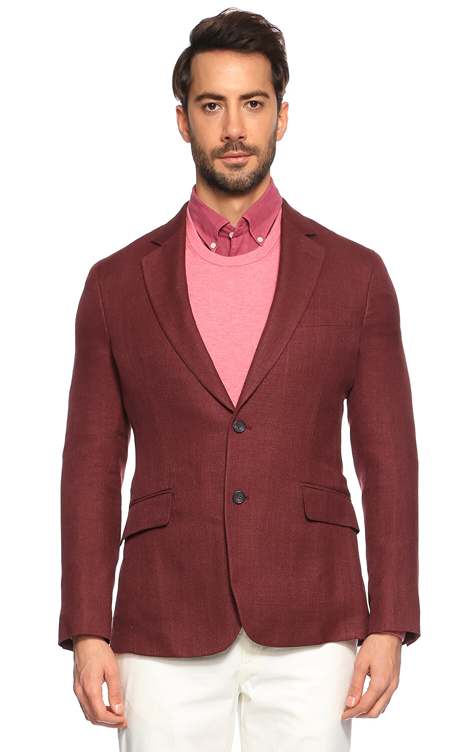 Hackett Erkek Kirmizi Ceket Hachm442292r280 Berry Brandroom