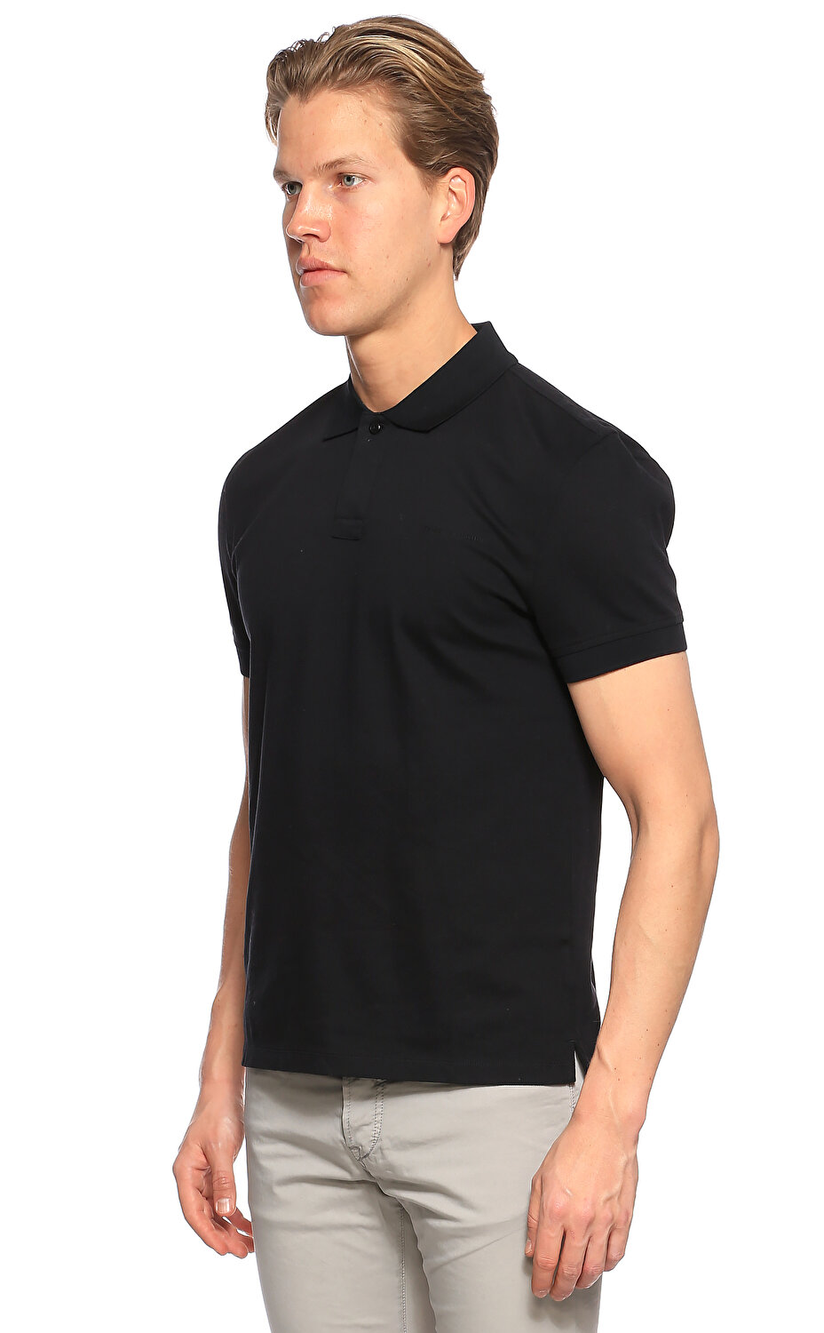 Tiger of Sweden Erkek Siyah Polo TShirt