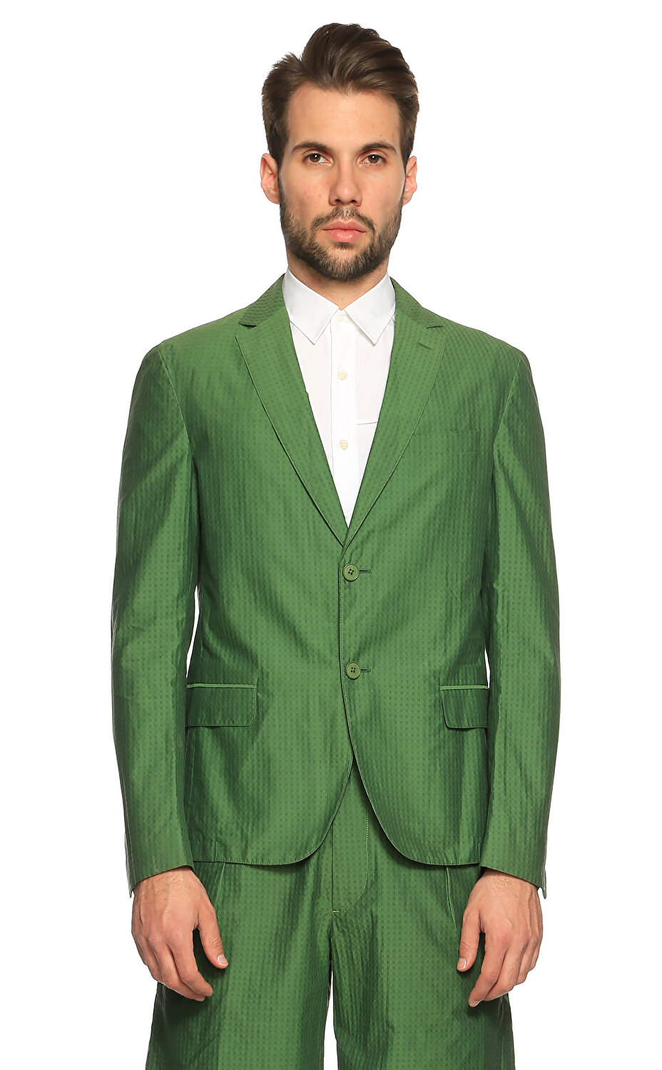 Salvatore Ferragamo Erkek Yesil Ceket Svf1414s359 576809 Ltbrill Green Brandroom