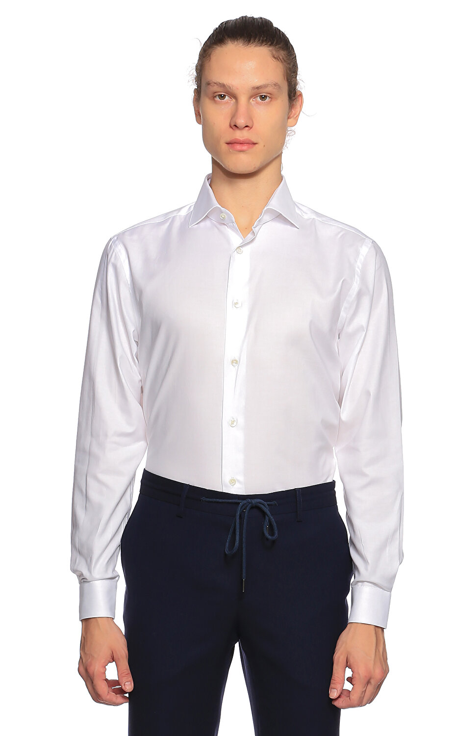 Faconnable Erkek Beyaz Gomlek Fcnfm300620800 White Brandroom