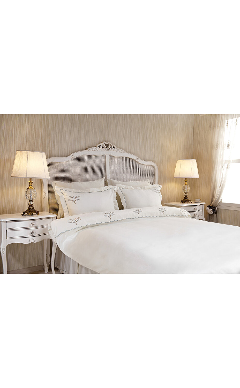 Gul Guler Beyaz Nevresim Takimi Gg001002010313 Brandroom