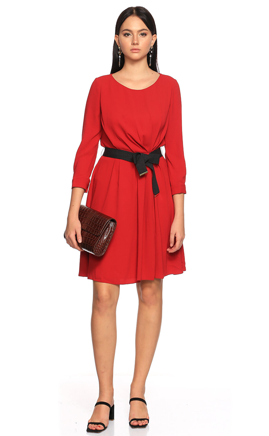 Paule Ka Kadin Kirmizi Elbise Pka179r18 Red Brandroom