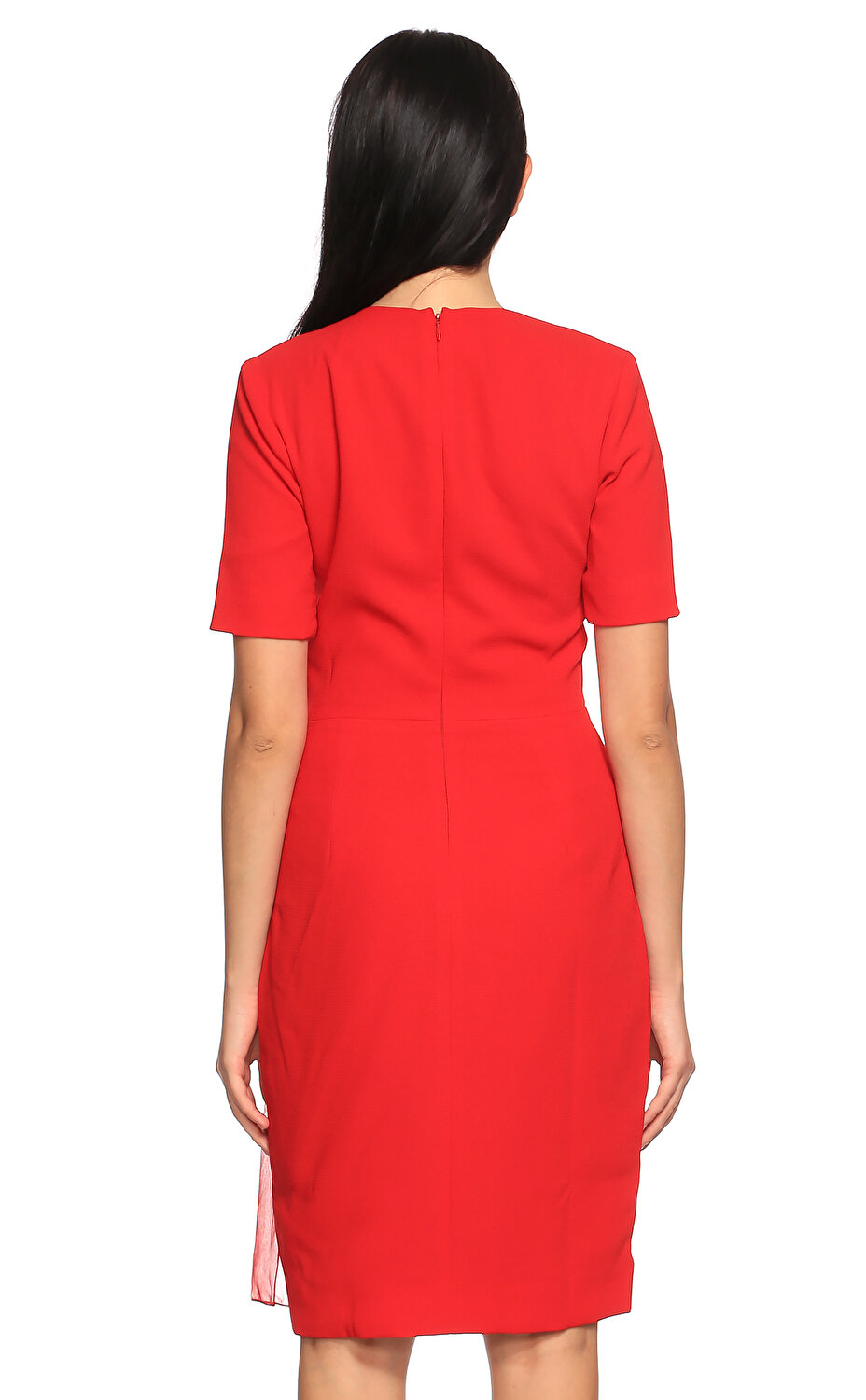 Prabal Gurung Kadin Kirmizi Elbise Pggpf15d38 Vc Kirmizi Brandroom