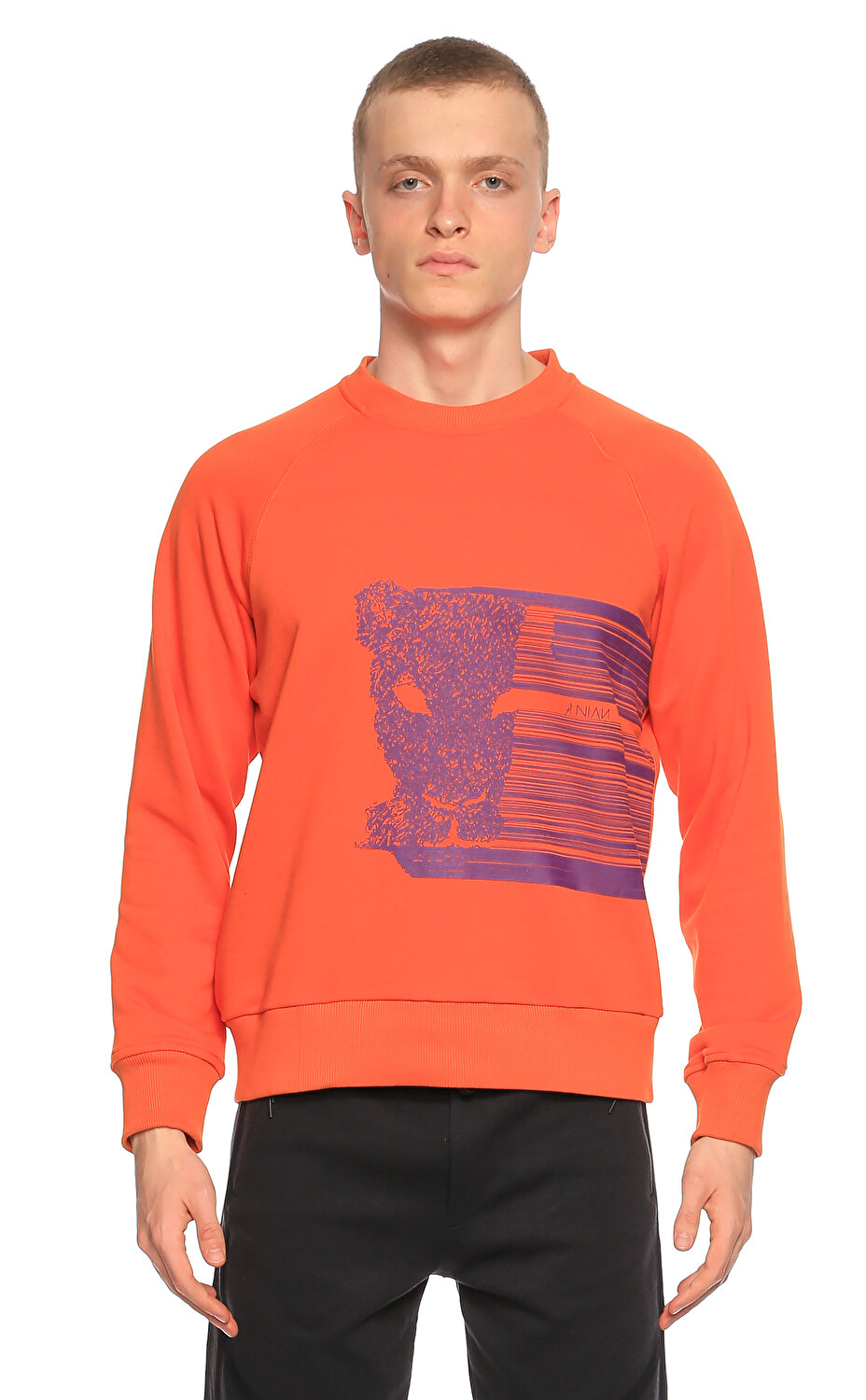 St Nian Erkek Turuncu Sweatshirt Stnts2004 Tur Turuncu Brandroom