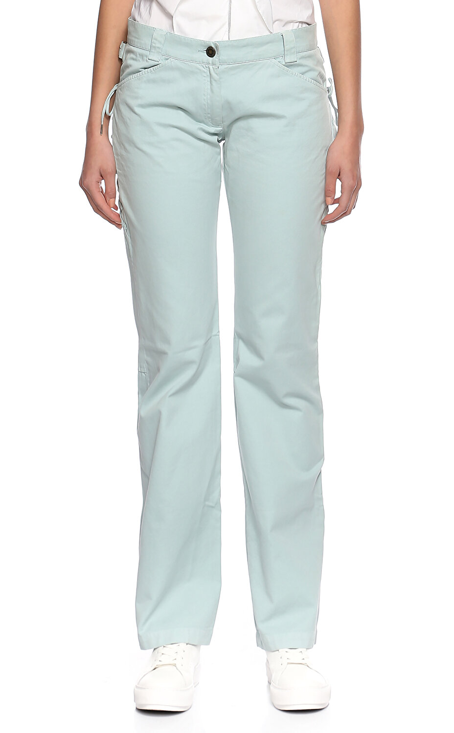 Nicole Farhi Kadin Buz Mavisi Pantolon Ncf24an1 Sky Brandroom