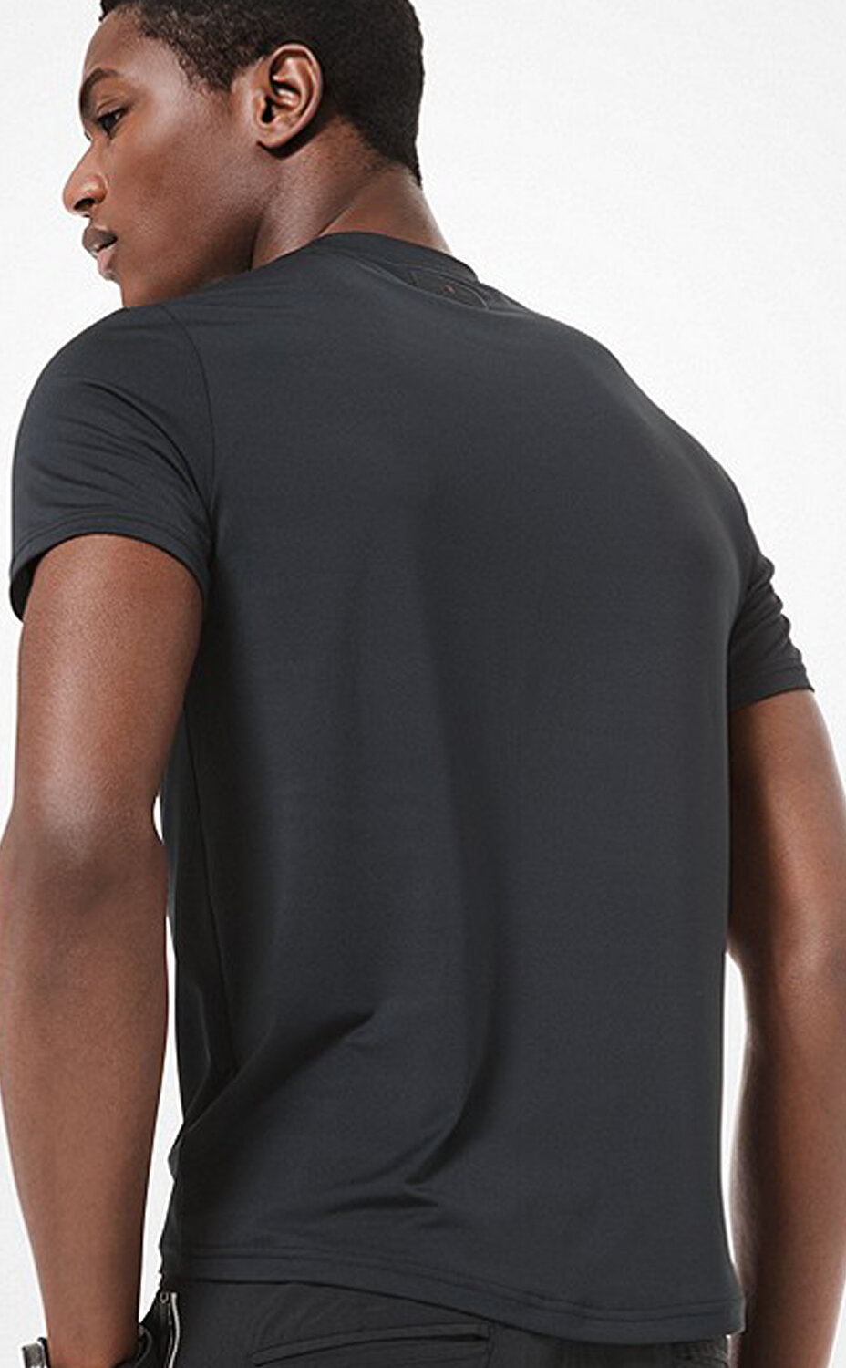 Michael Kors Collection Erkek Siyah T Shirt Mkocf95hxb5ta001 Black Brandroom