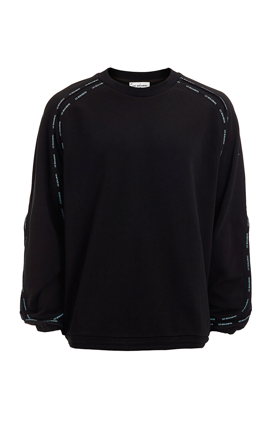 Les Benjamins Erkek Siyah Sweatshirt Lbjstb M U Sw 009 Black Brandroom