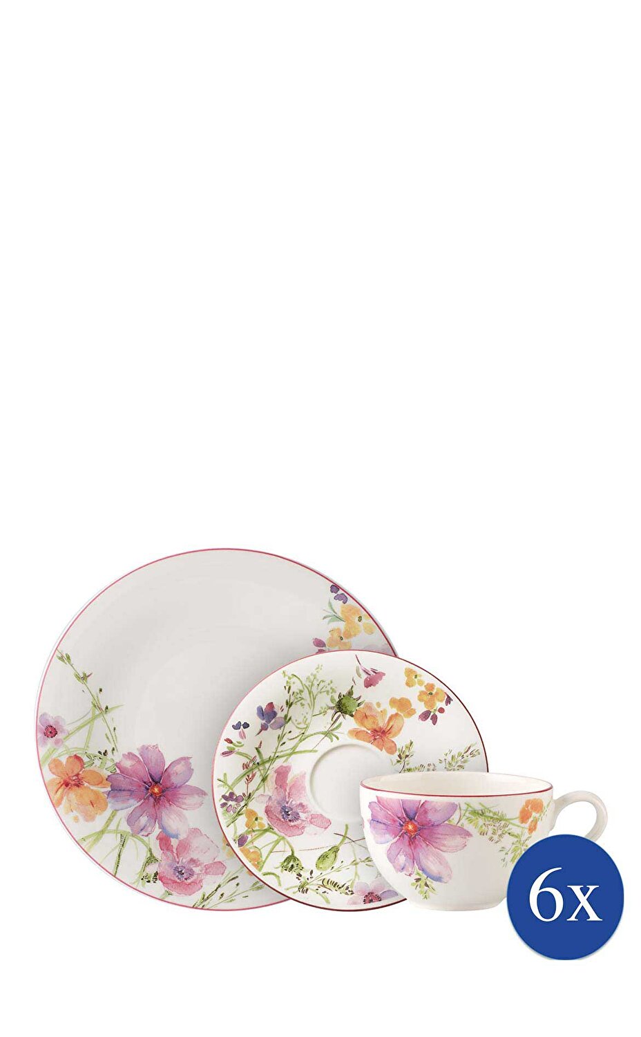 villeroy boch mariefleur kahve seti 18 parca