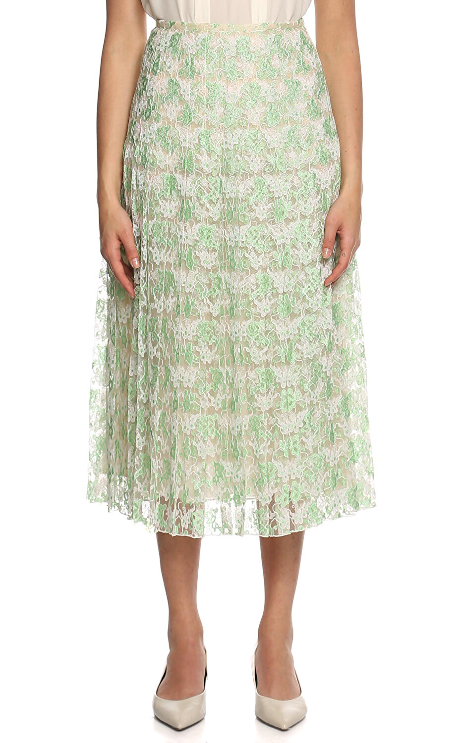 Christopher Kane Kadin Yesil Etek Crklsk301 Mint Brandroom
