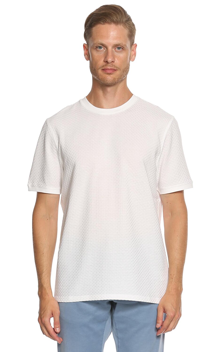 Ted Baker Erkek Beyaz T Shirt Tedcaramelwhi White Brandroom