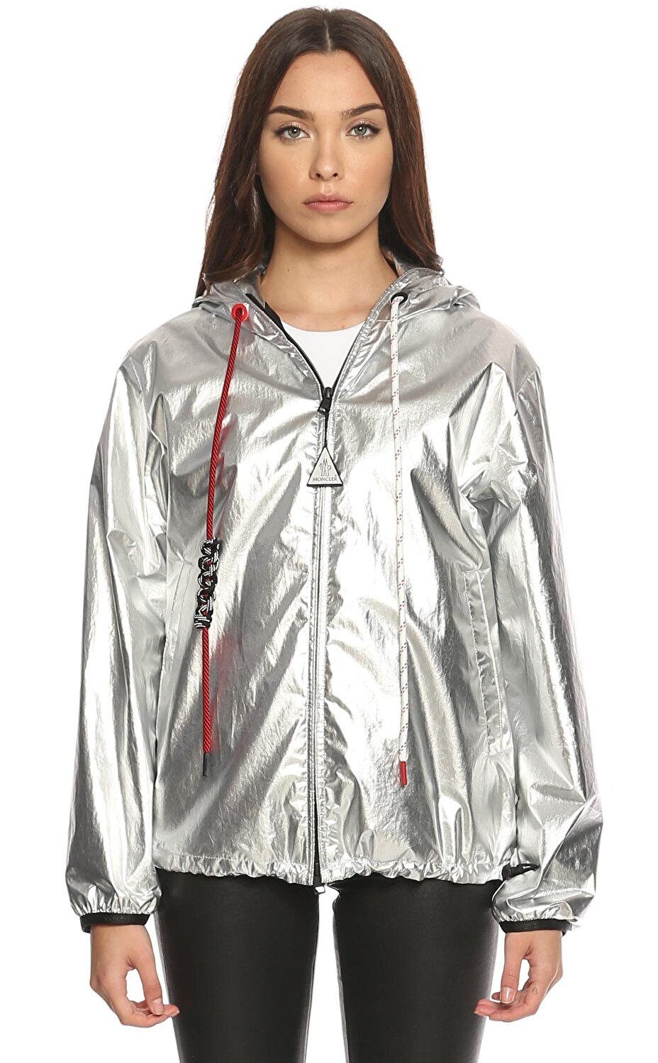 Moncler Kadin Gumus Rengi Mont Mon460370554a2q900 Silver Brandroom