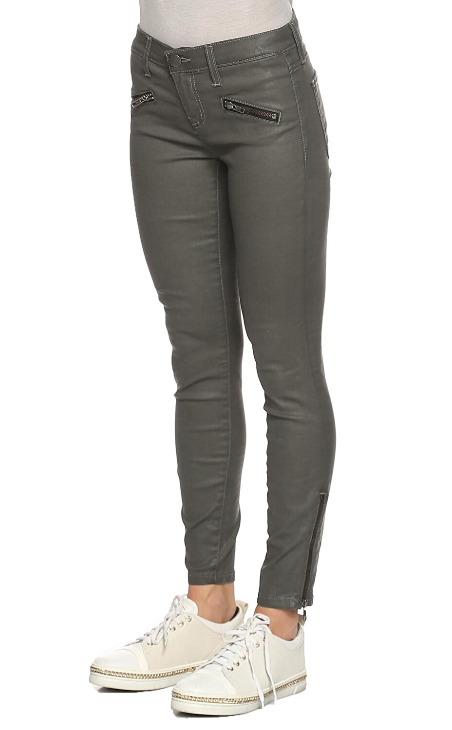Current Elliot Kadin Gri Jean Pantolon Cue1558 0961 Grey Brandroom