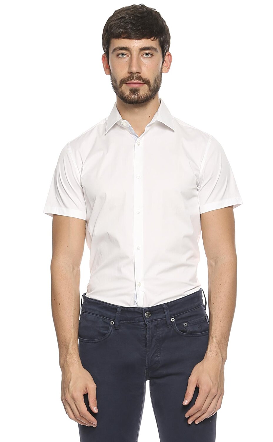 Chemise Erkek Beyaz Gomlek Gcsmtwicwhi White Brandroom