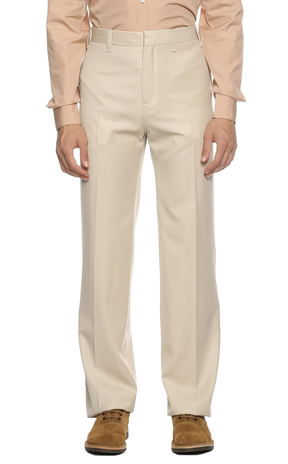 Salvatore Ferragamo Erkek Bej Pantolon Svf14s984 702760 Beige Brandroom