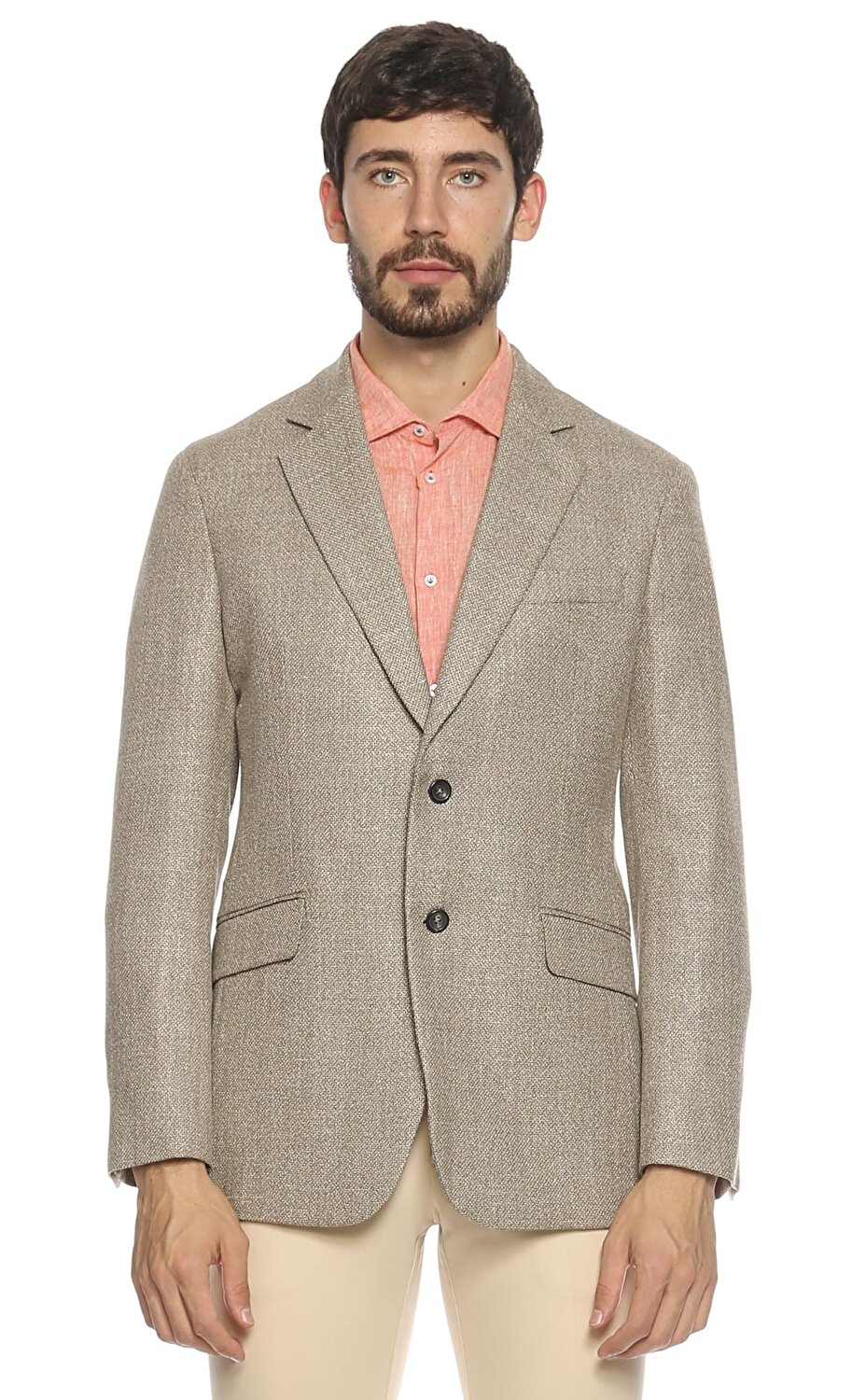 Hackett Erkek Bej Ceket Hachm442564r844 Beige Brandroom